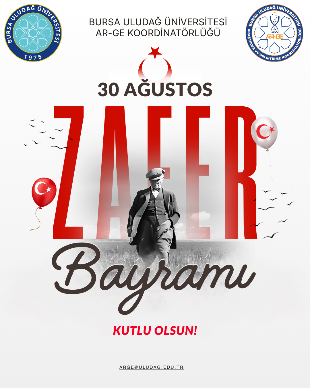 30 Ağustos Zafer Bayramımız Kutlu Olsun!